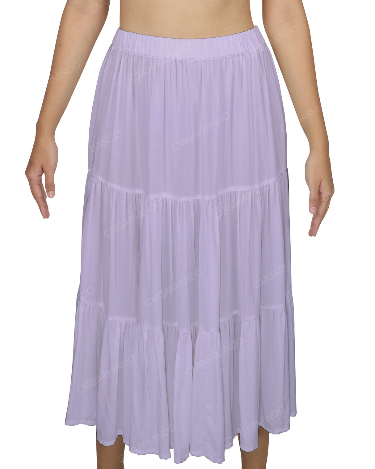 Midi Tiered Skirt