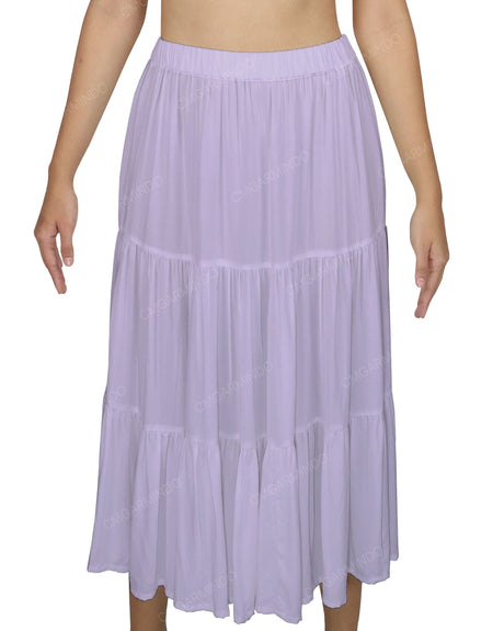 Midi Tiered Skirt