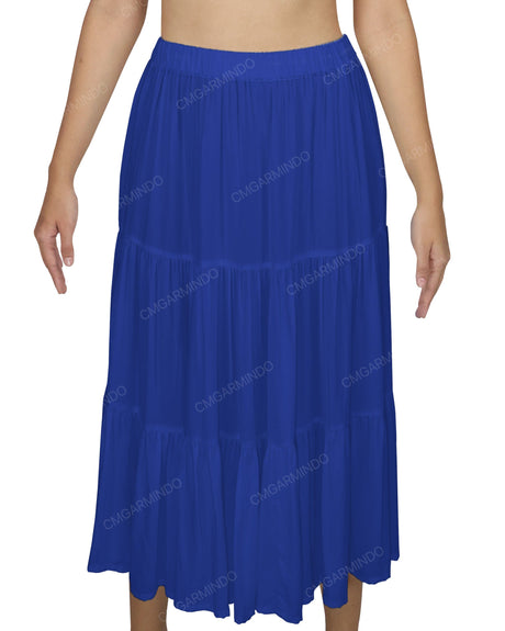 Midi Tiered Skirt