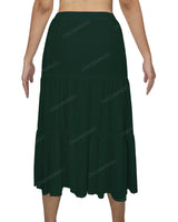 Midi Tiered Skirt