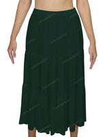 Midi Tiered Skirt