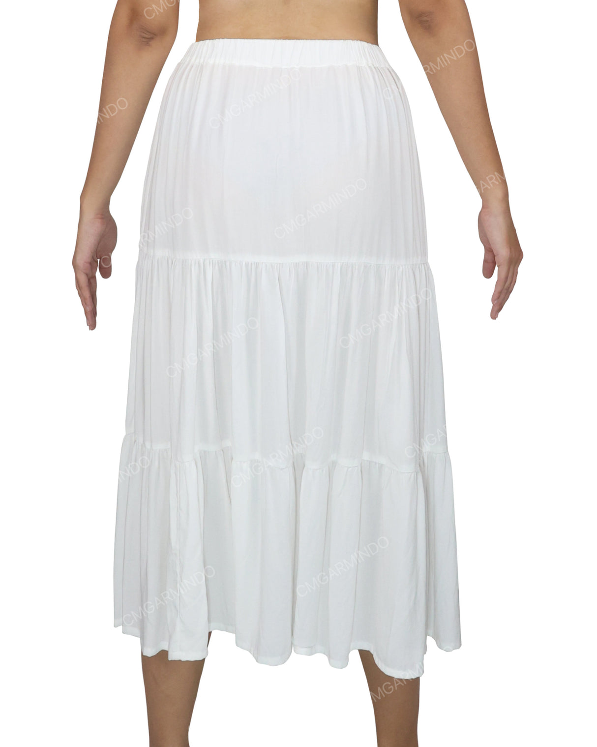 Midi Tiered Skirt