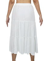 Midi Tiered Skirt