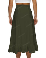 Midi Side Slit Skirt