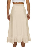 Midi Side Slit Skirt
