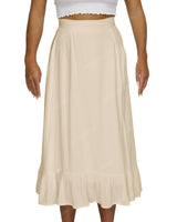 Midi Side Slit Skirt