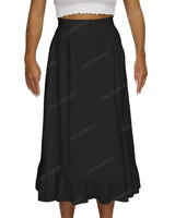 Midi Side Slit Skirt