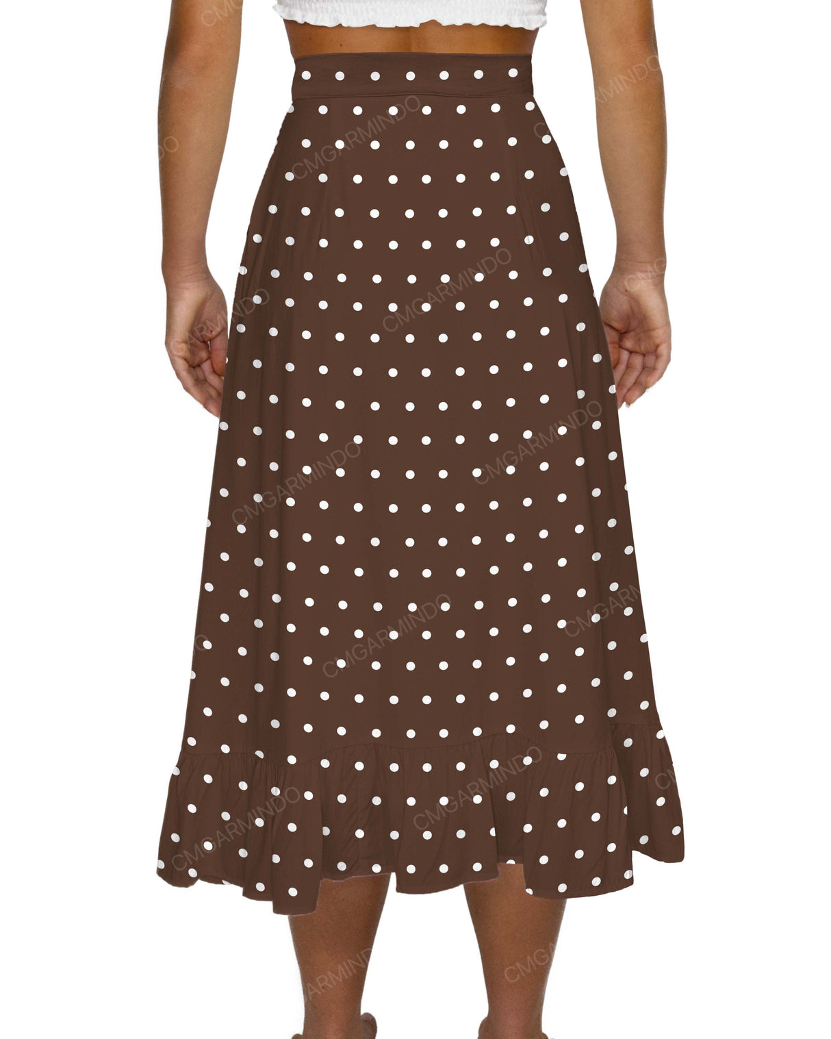 Midi Side Slit Skirt