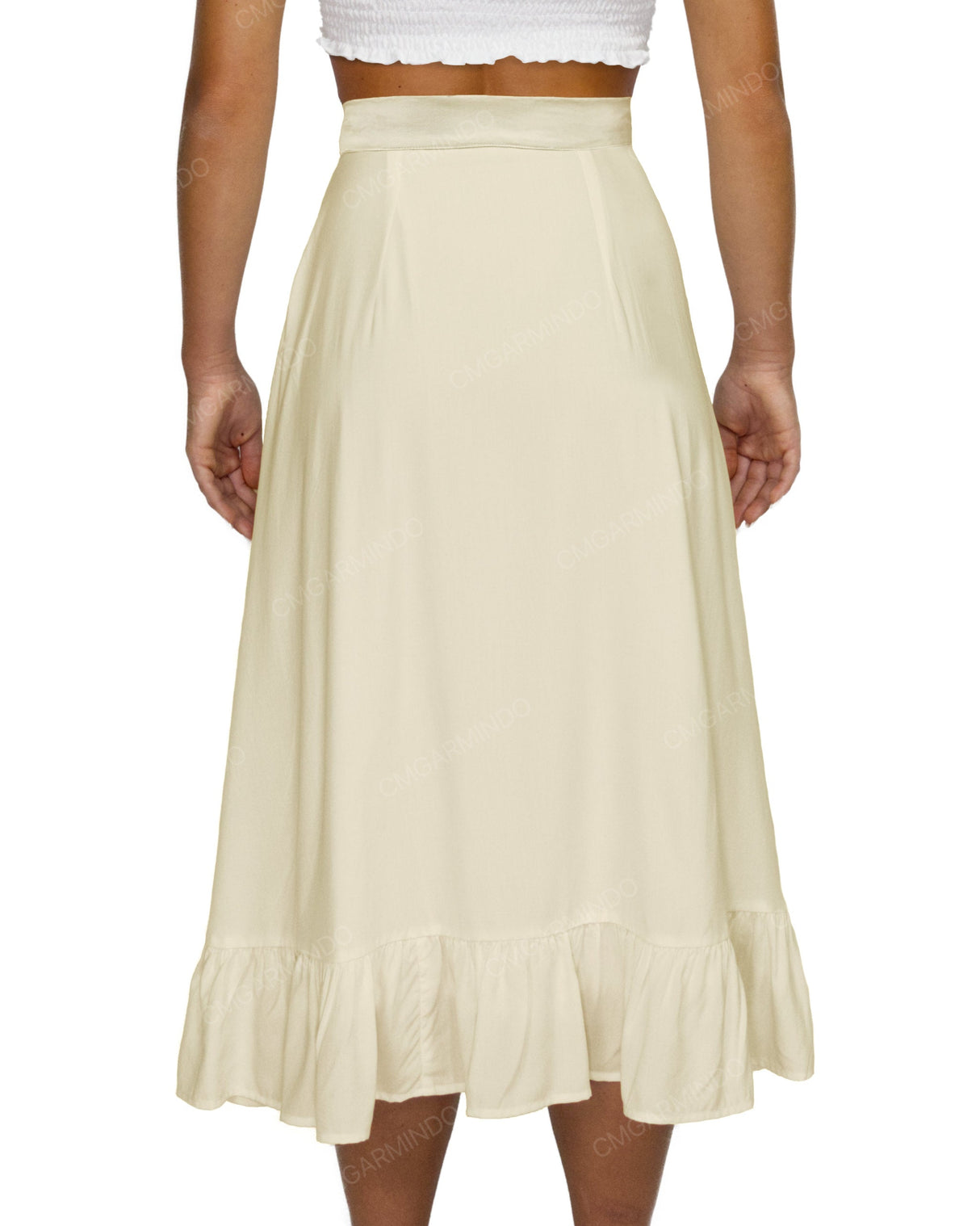 Midi Side Slit Skirt