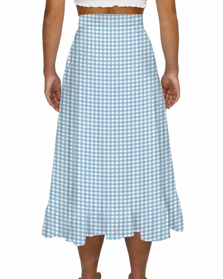 Midi Side Slit Skirt