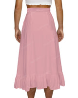 Midi Side Slit Skirt