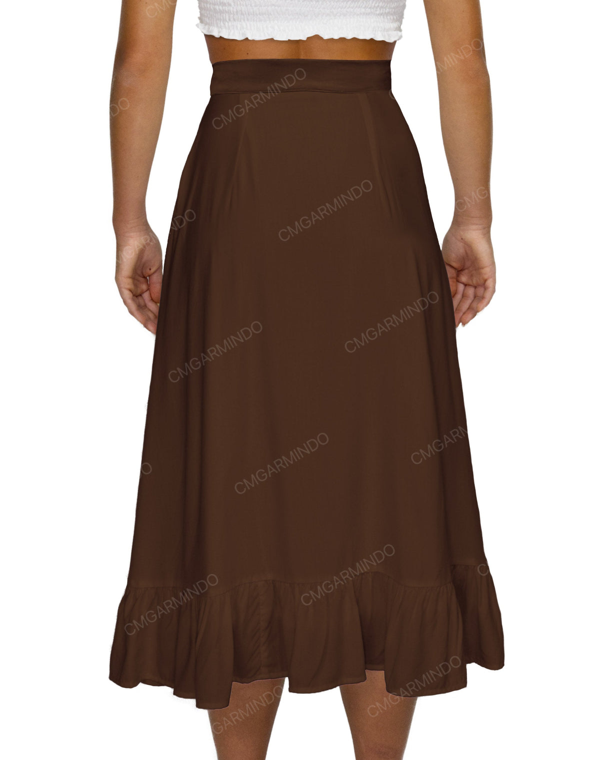 Midi Side Slit Skirt