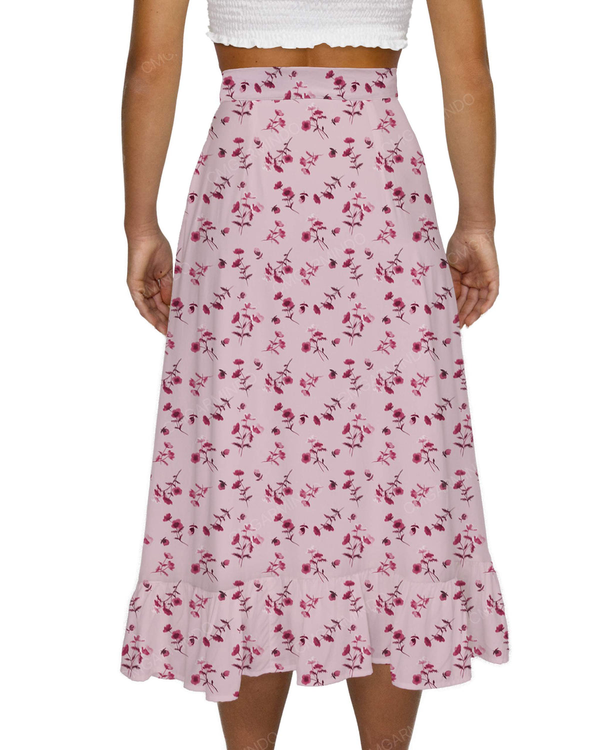 Midi Side Slit Skirt