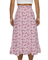 Midi Side Slit Skirt
