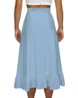 Midi Side Slit Skirt