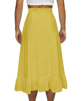 Midi Side Slit Skirt
