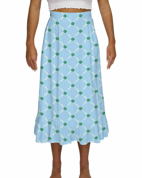 Midi Side Slit Skirt