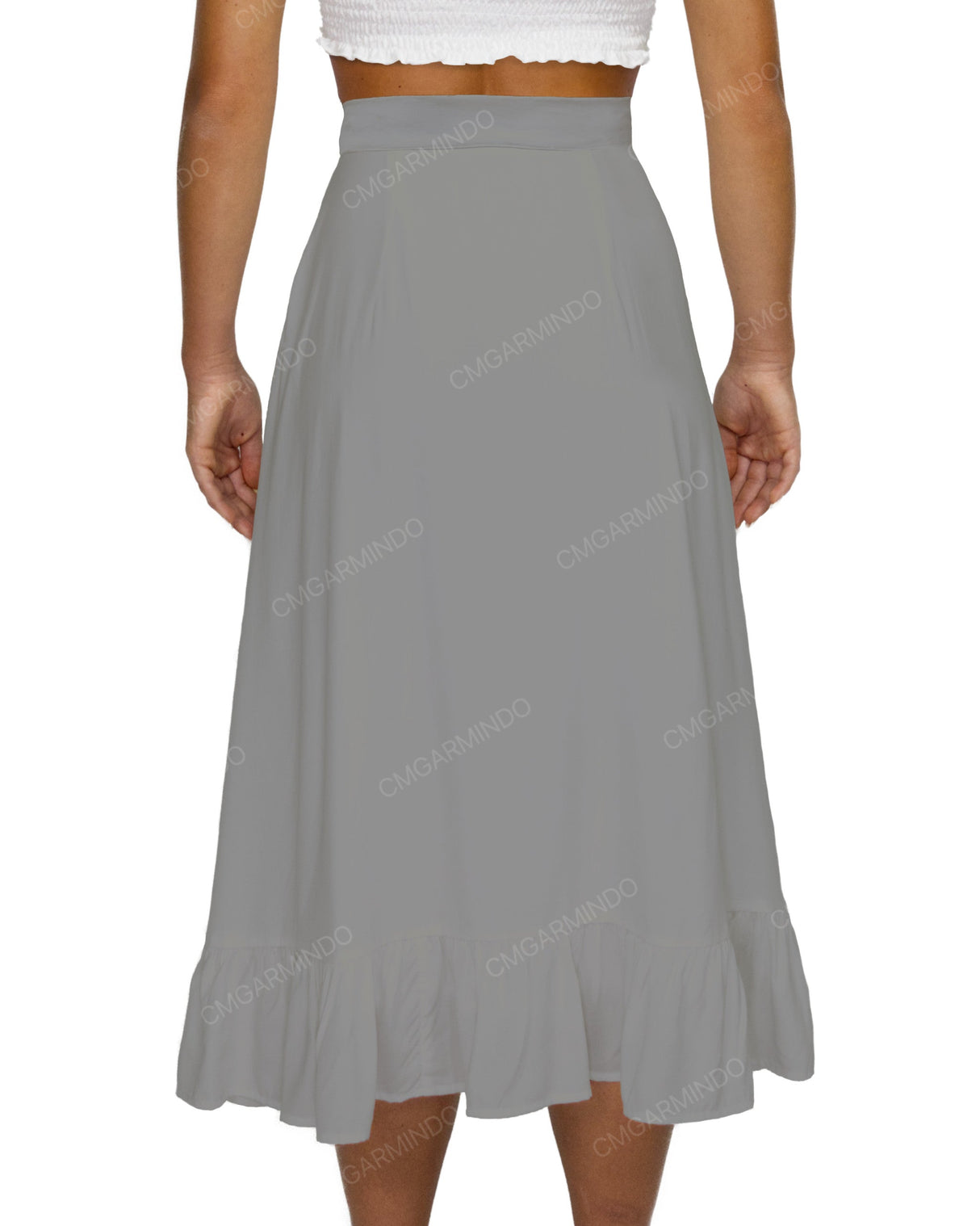 Midi Side Slit Skirt