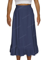 Midi Side Slit Skirt