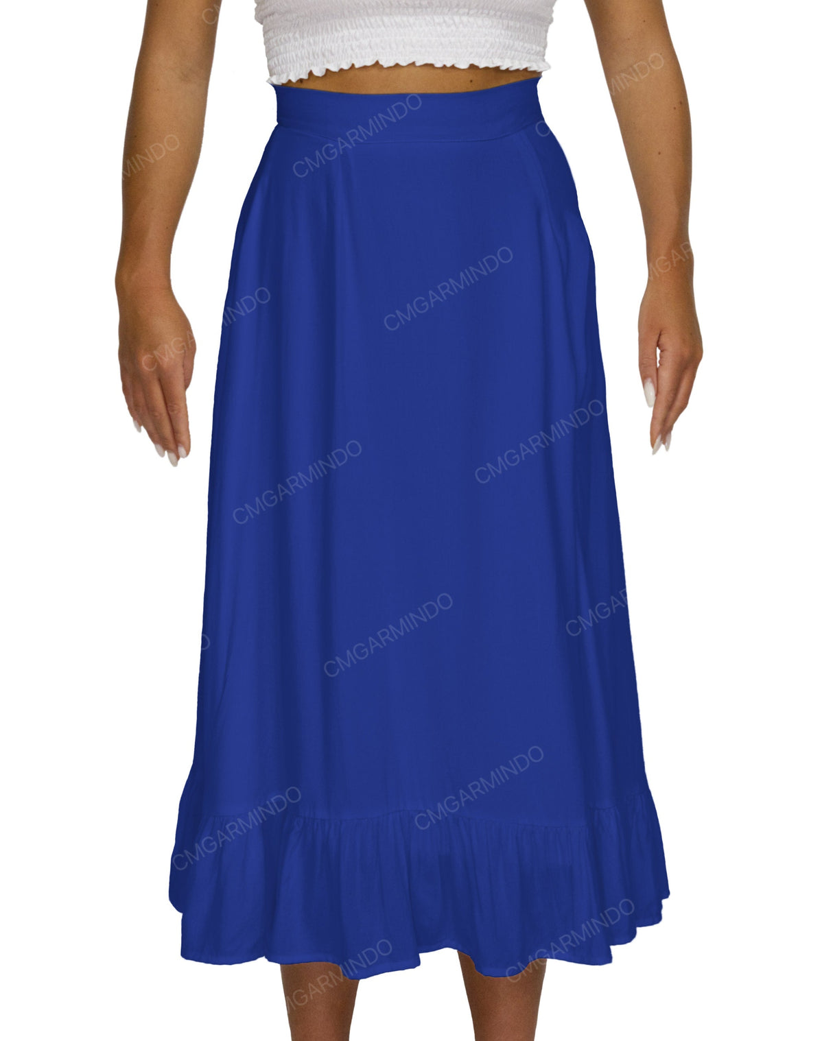 Midi Side Slit Skirt