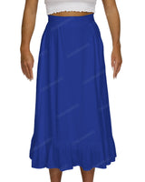 Midi Side Slit Skirt