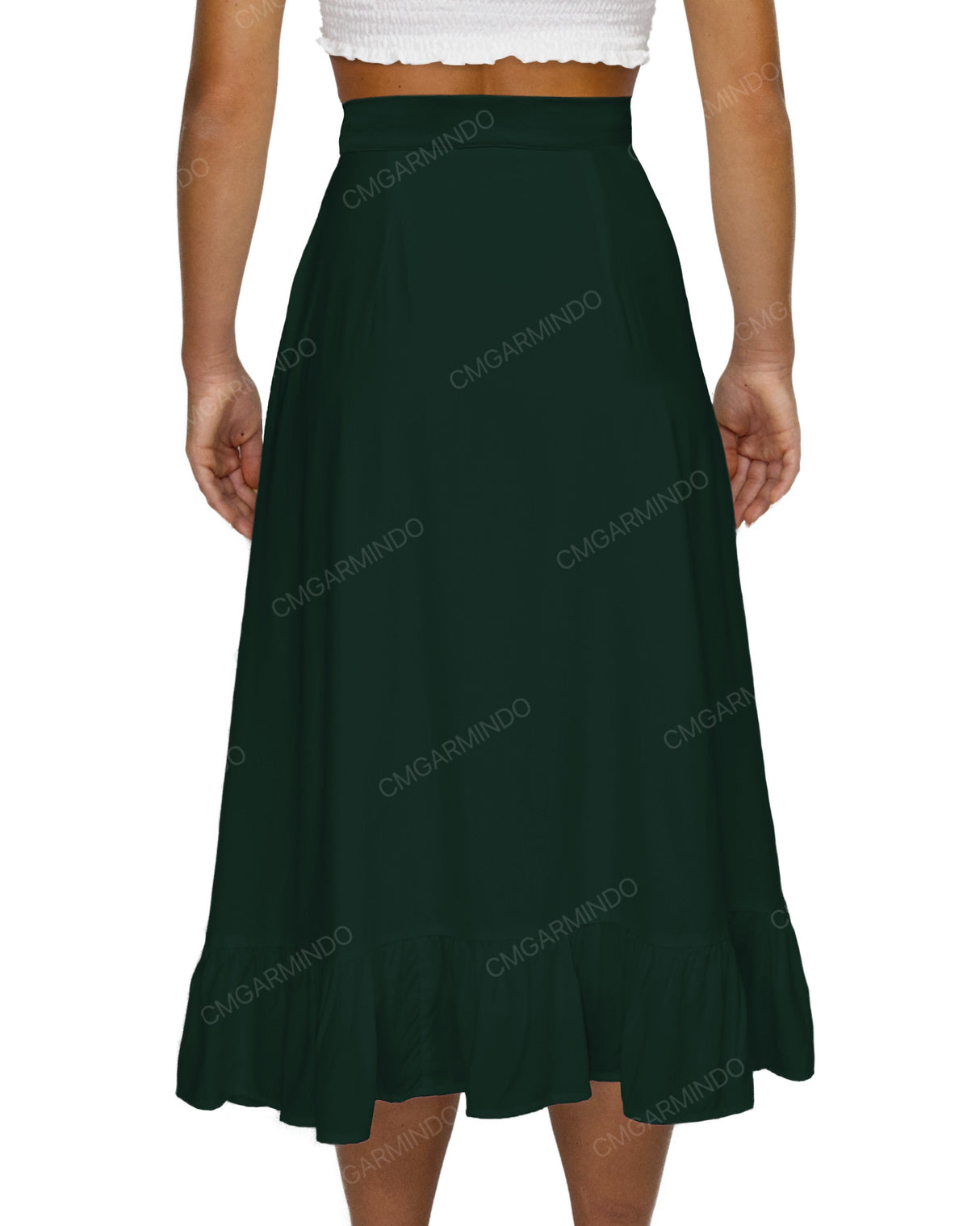Midi Side Slit Skirt