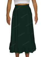 Midi Side Slit Skirt