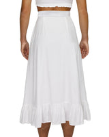 Midi Side Slit Skirt