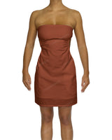 Cut Out Tie Back Mini Dress