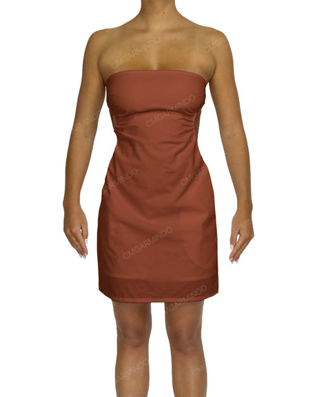 Cut Out Tie Back Mini Dress