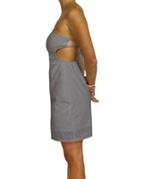 Cut Out Tie Back Mini Dress