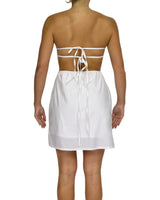Cut Out Tie Back Mini Dress