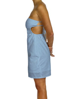 Cut Out Tie Back Mini Dress