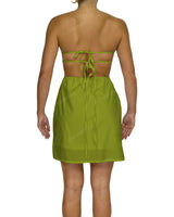 Cut Out Tie Back Mini Dress
