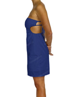Cut Out Tie Back Mini Dress