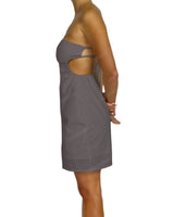 Cut Out Tie Back Mini Dress