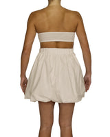 Tube Top Ballon Skirt Mini Dress