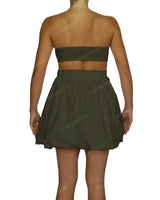 Tube Top Ballon Skirt Mini Dress