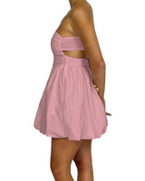 Tube Top Ballon Skirt Mini Dress