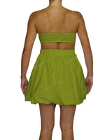Tube Top Ballon Skirt Mini Dress