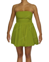 Tube Top Ballon Skirt Mini Dress