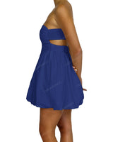 Tube Top Ballon Skirt Mini Dress