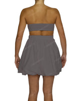 Tube Top Ballon Skirt Mini Dress