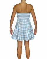Shirred Tube Top Mini Dress