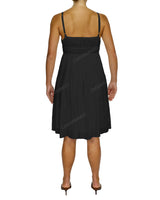 Shirred Waist Tiered Mini Dress