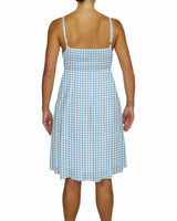 Shirred Waist Tiered Mini Dress