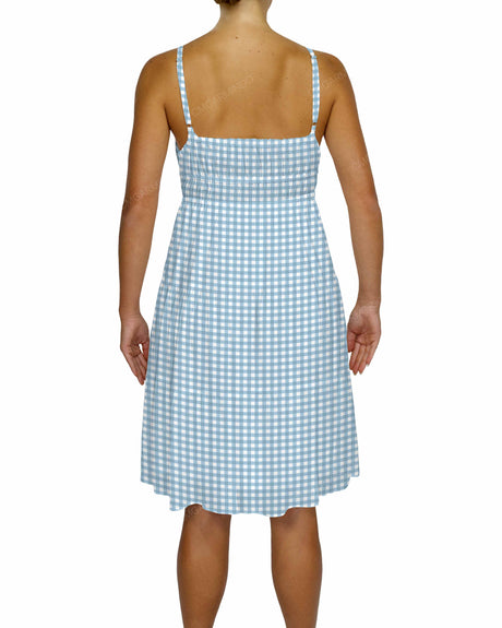 Shirred Waist Tiered Mini Dress