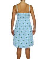 Shirred Waist Tiered Mini Dress