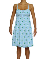 Shirred Waist Tiered Mini Dress