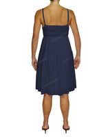 Shirred Waist Tiered Mini Dress